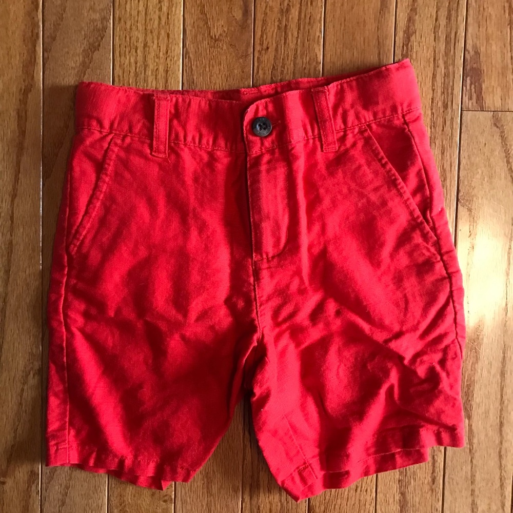 Janie and Jack Boys Linen Shorts